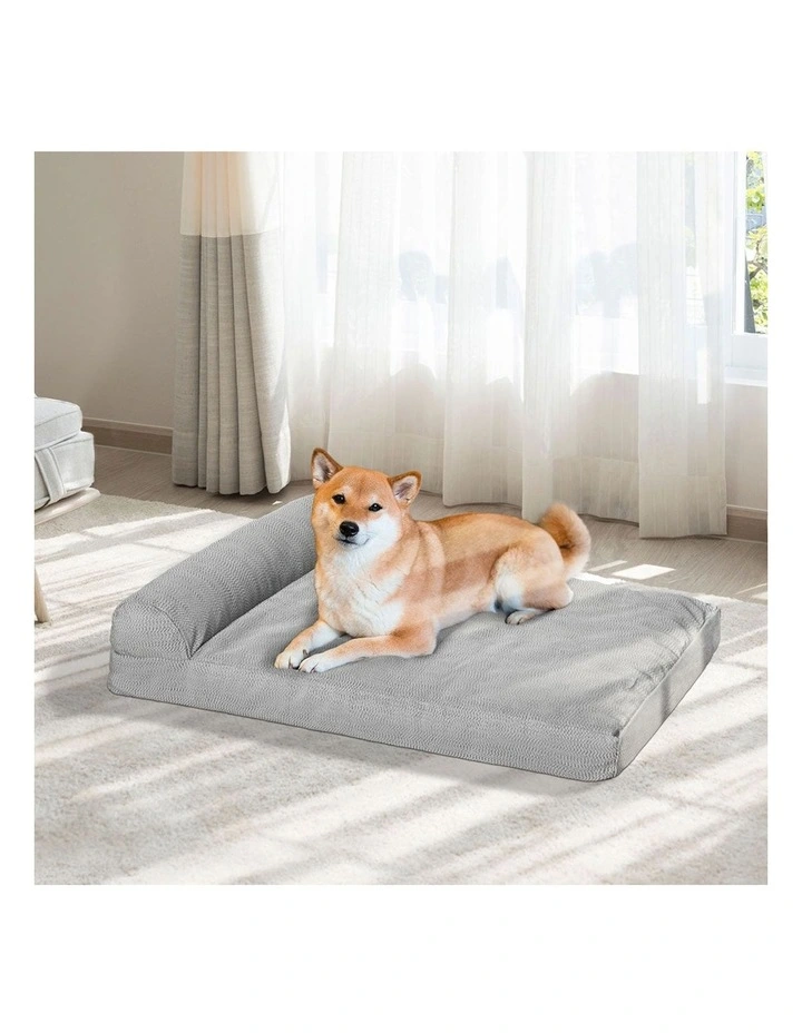Memory Foam 68 x 91cm Pet Bed in Grey image 7