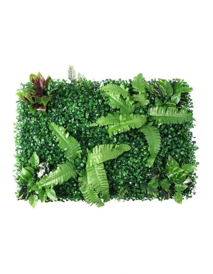 Fake Vertical Artificial Hedge Grass x4 in Green image 1