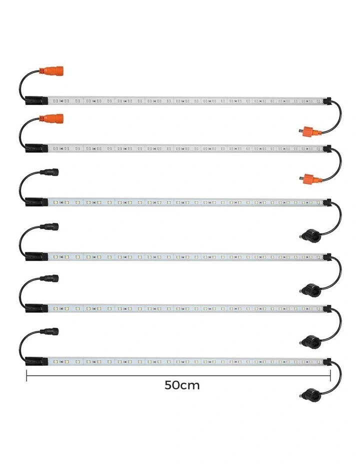 12V LED Waterproof Strip Camping Light Bar 6 Piece in White image 3
