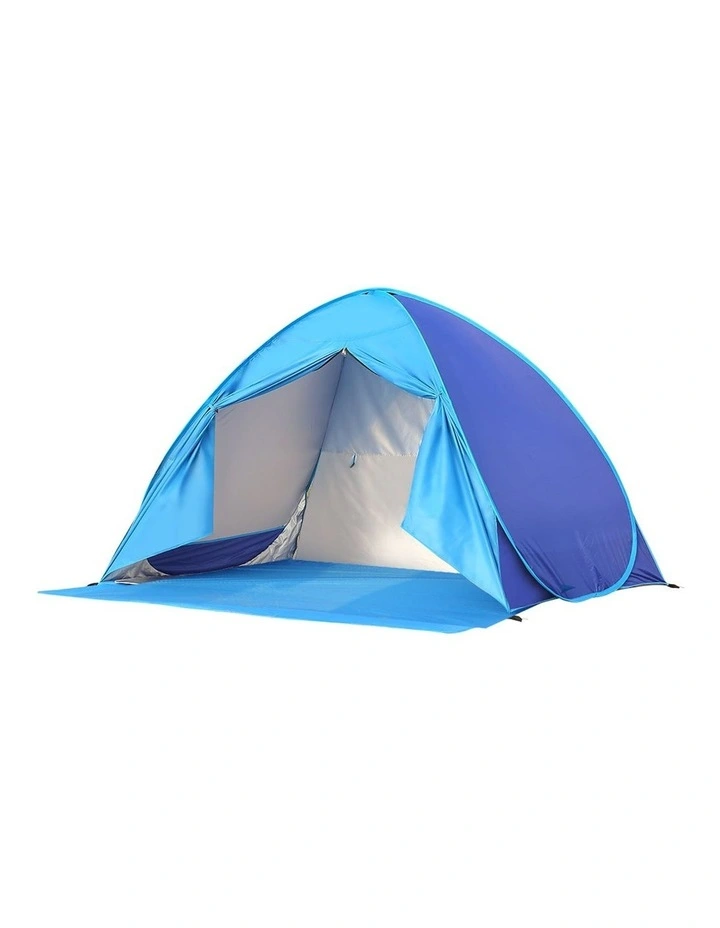 2-3 Person Pop Up Camping Tent in Blue image 2