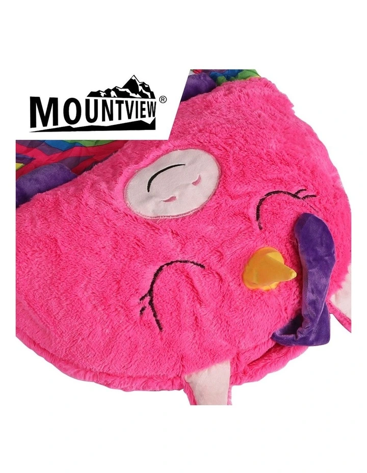 Unicorn Pillow Stuffed Sleeping Bag 180cm L in Red image 4