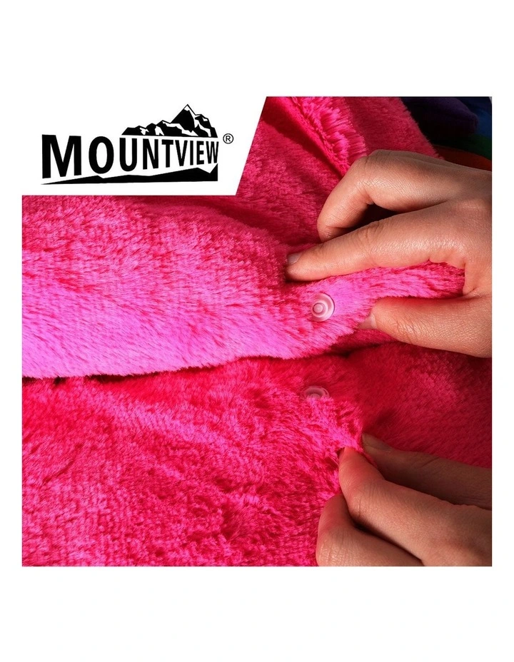 Unicorn Pillow Stuffed Sleeping Bag 180cm L in Red image 6