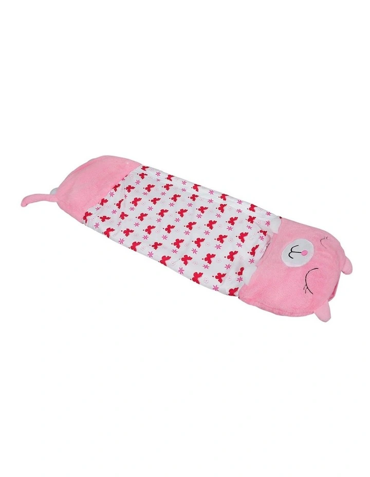 Cat Pillow Stuffed Sleeping Bag 135cm S in Pink image 2