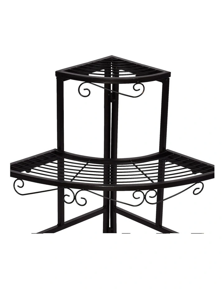 Metal 3 Tier Plant Stand 2 Piece in Multi image 4