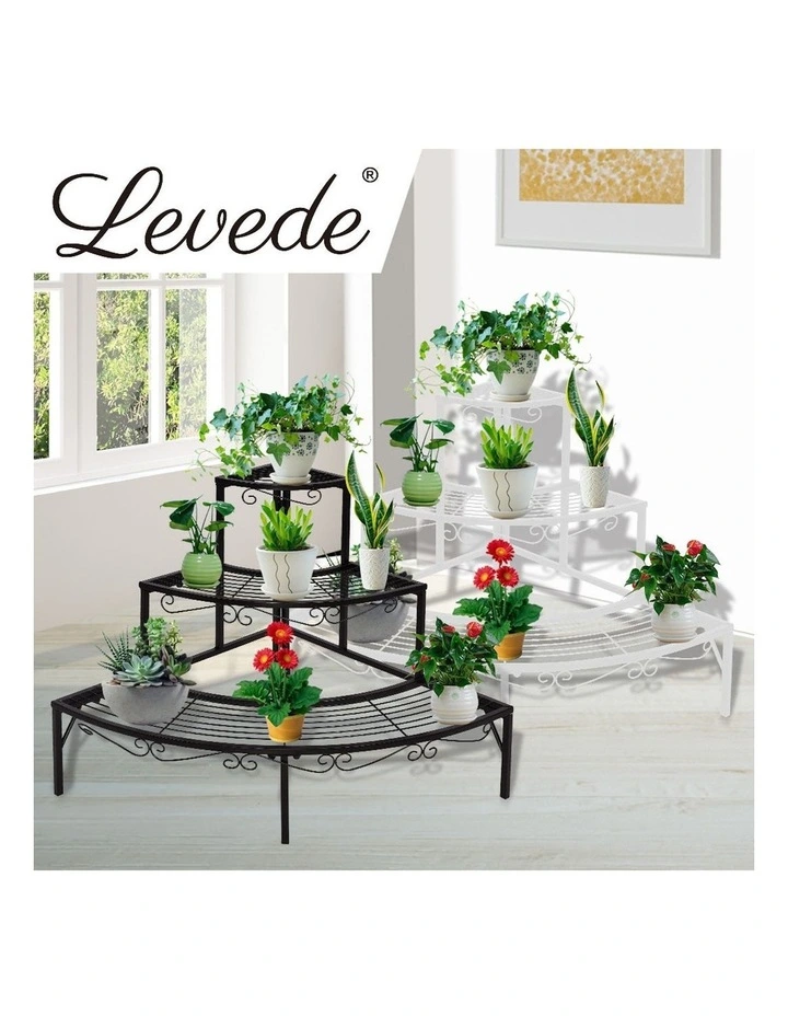Metal 3 Tier Plant Stand 2 Piece in Multi image 7