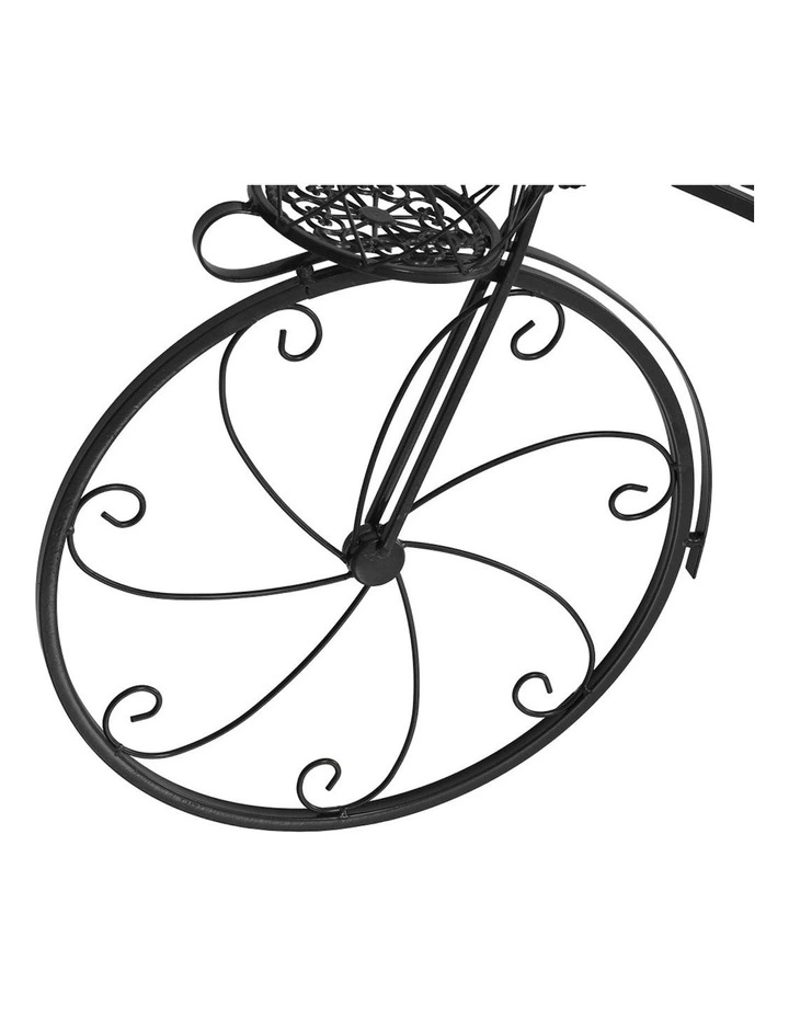 Outdoor Indoor Metal Plant Stand in Black image 5
