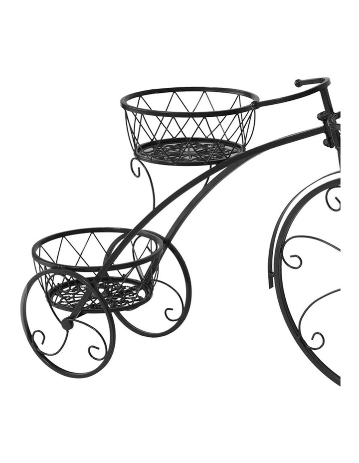 Outdoor Indoor Metal Plant Stand in Black image 7