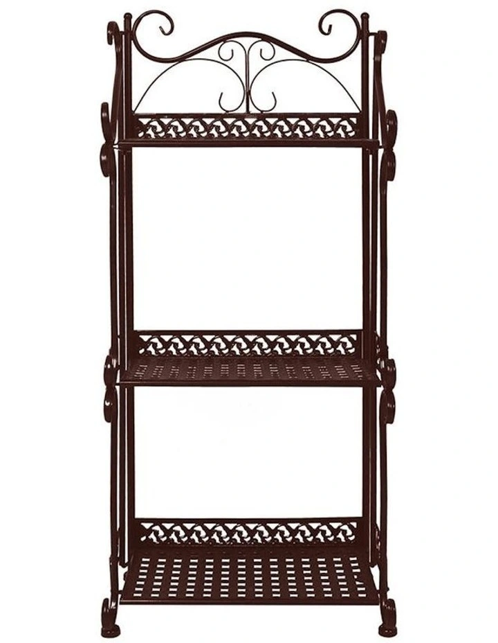 Plant Stand 3 Tiers in Brown image 2
