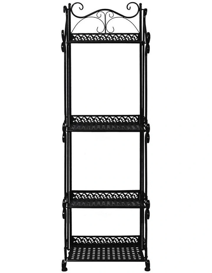 Plant Stand 4 Tiers in Black image 2