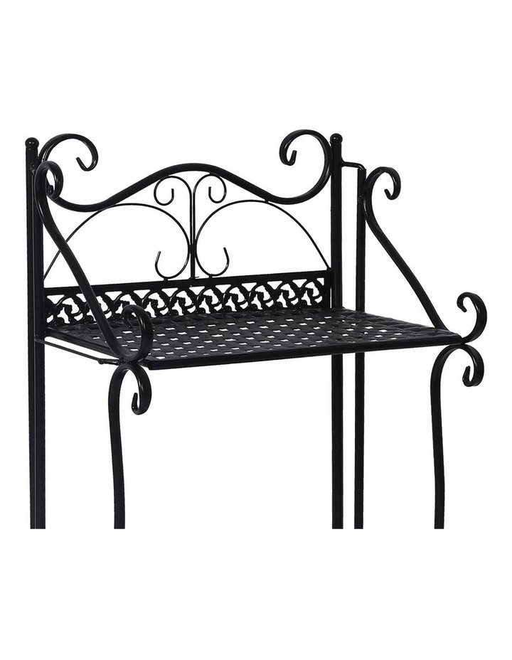 Plant Stand 4 Tiers in Black image 4