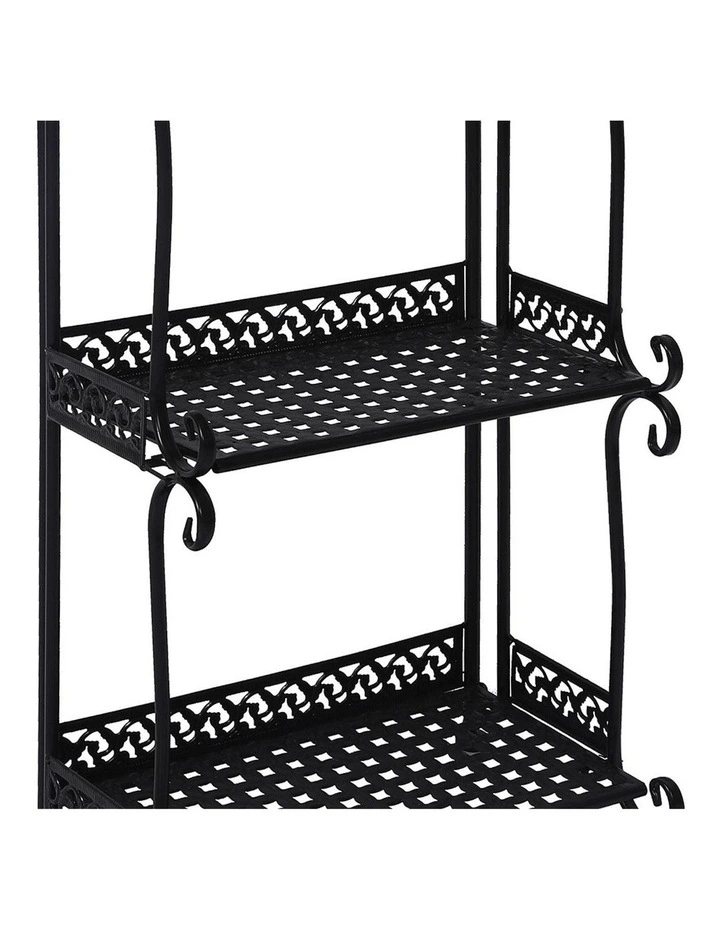 Plant Stand 4 Tiers in Black image 5