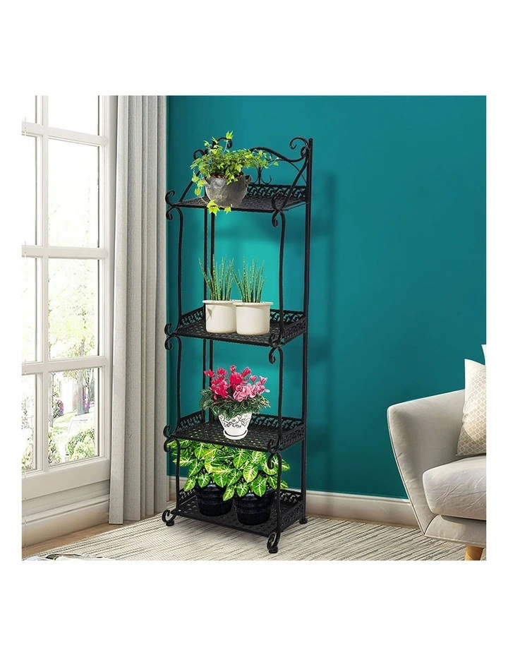 Plant Stand 4 Tiers in Black image 7