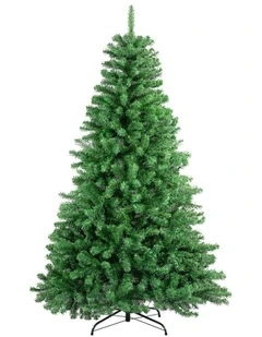 Pre Lit Christmas Tree 1.8m with Led Lights 8 Mode in Green