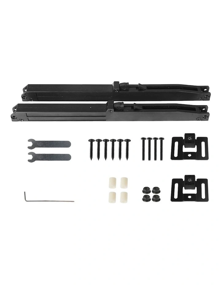 Antique Style Sliding Barn Double Door Hardware Damper Quiet Closing Tool Kit image 1