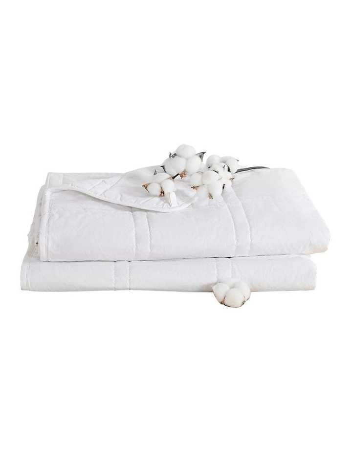 Adults Deep Relax Weighted Blanket 5kg in White image 1