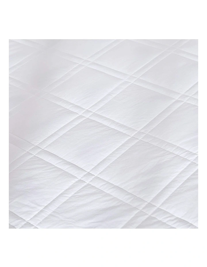Adults Deep Relax Weighted Blanket 11kg in White image 4