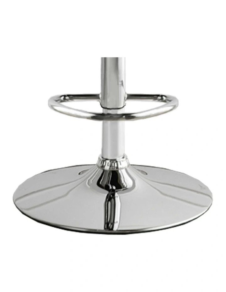 Kitchen Wooden Bar Stools x2 in Black/Silver image 5