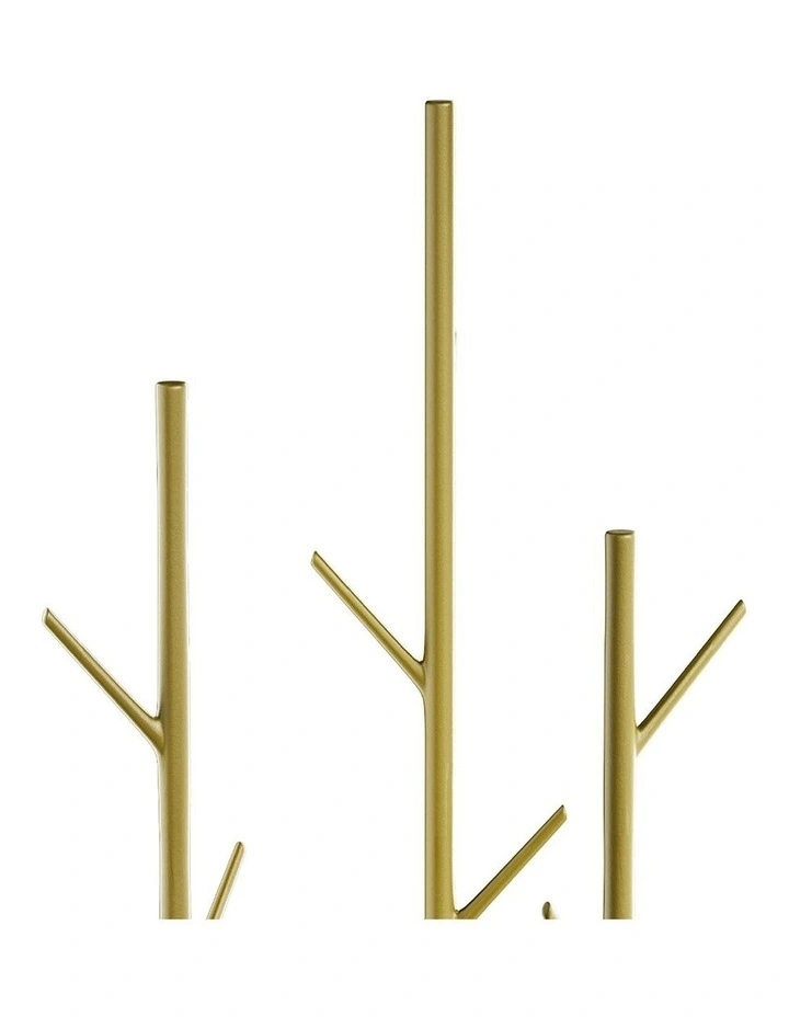 Metal Clothes Stand Hanger in Gold image 4