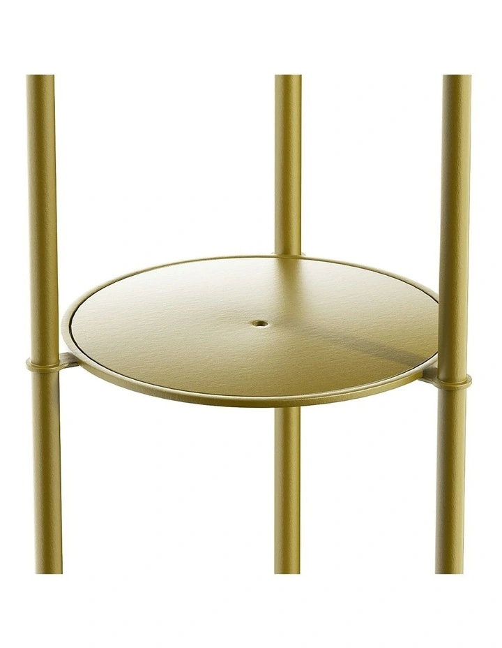 Metal Clothes Stand Hanger in Gold image 5