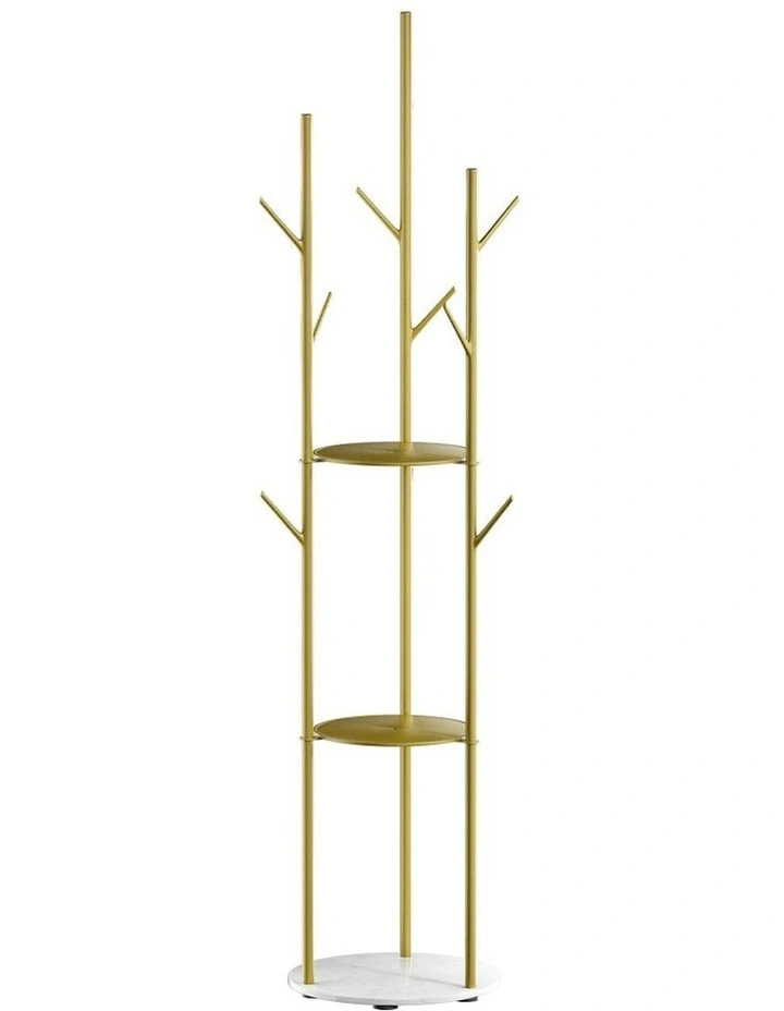 Metal Clothes Stand Hanger in Gold image 7