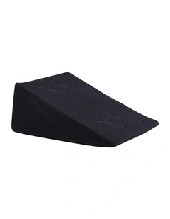 Cool Gel Memory Foam Bed Wedge Pillow in Black