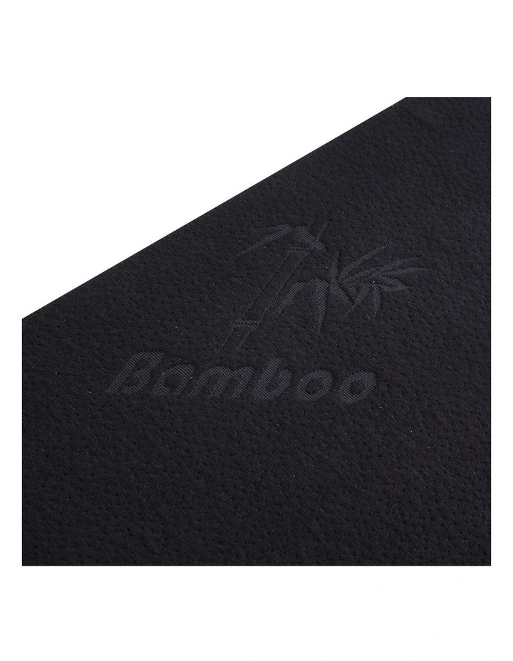 Cool Gel Memory Foam Bed Wedge Pillow in Black image 5