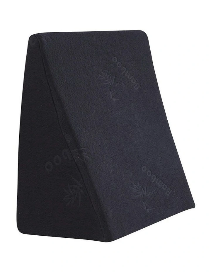 DreamZ Cool Gel Memory Foam Bed Wedge Pillow X2 In Black MYER