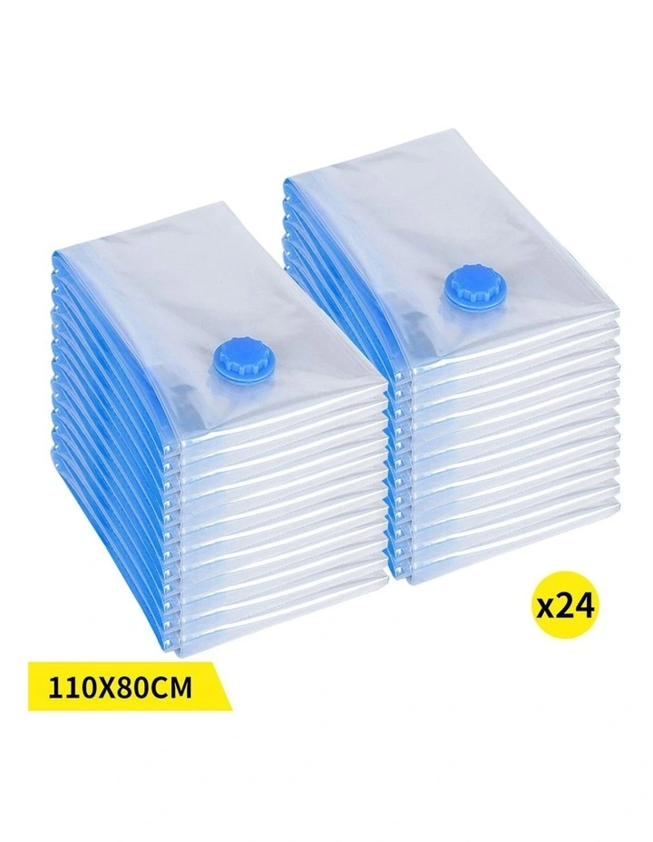 Traderight Group Quilt Organizer Vacuum Storage Bags in Clear image 1