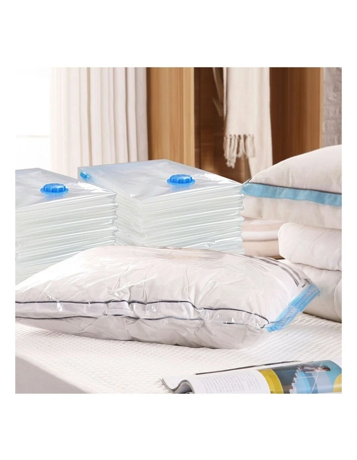 Traderight Group Quilt Organizer Vacuum Storage Bags in Clear image 7