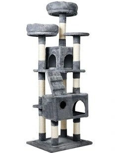 Tower House Cat Trees 141cm in Grey