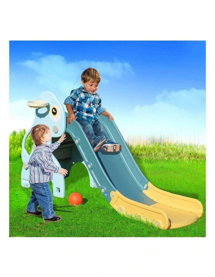Long Basketball Hoop Ring Activity Center Toddlers Play Slide 135cm image 7