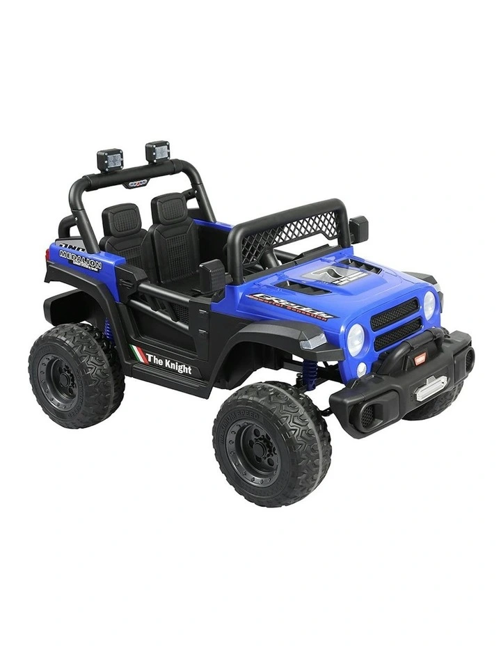 Kids Ride On Car Electric Jeep Off Road Toy Remote Control Dual Motor in Blue image 7