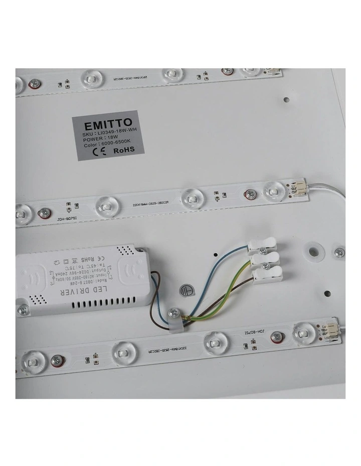 Ultra-Thin LED Ceiling Down Light Surface Mount Living Room 27W 5CM in White image 5