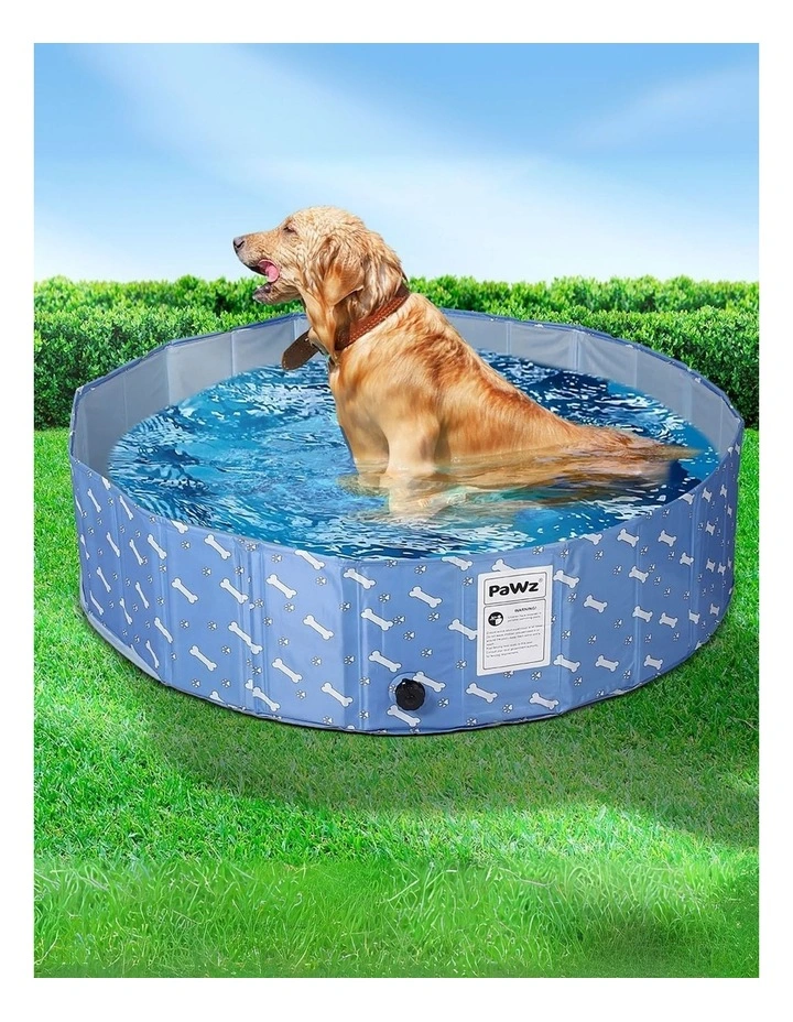 Folding Pet Swimming Pool M in Blue image 2