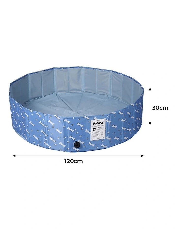 Folding Pet Swimming Pool M in Blue image 3