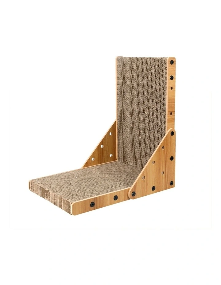 PaWz 40x25x43.5cm Cat Scratching Board in Brown image 1