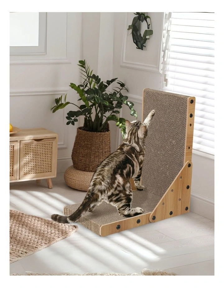 PaWz 40x25x43.5cm Cat Scratching Board in Brown image 7