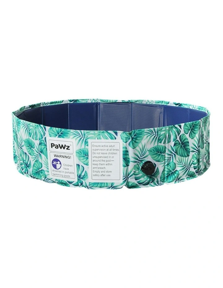 Pet Swimming Pool Portable Bath Tub 100cm in Green image 2