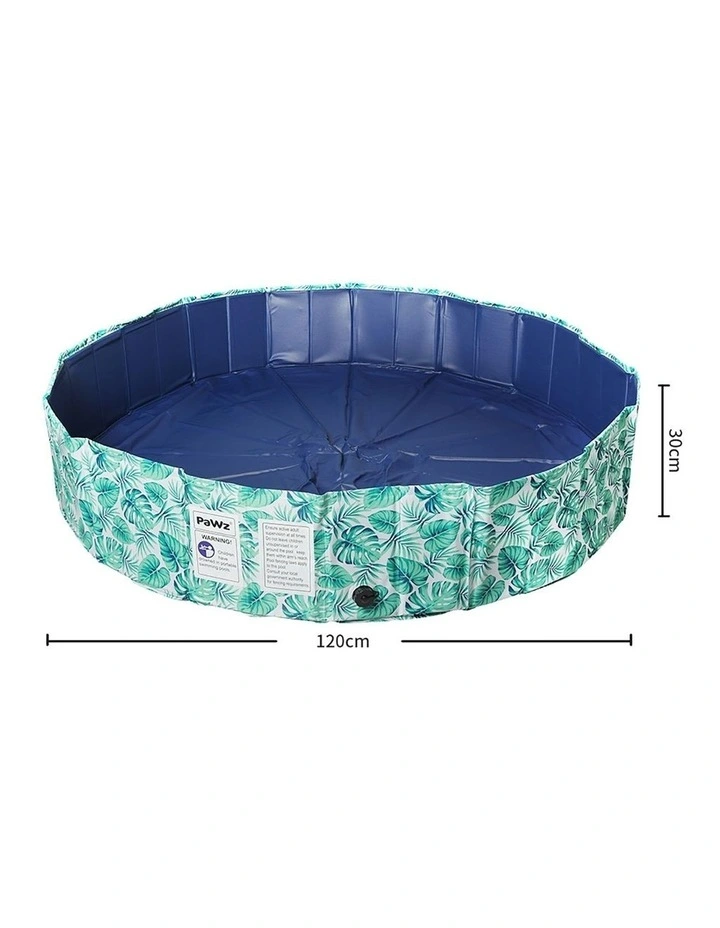 Pet Swimming Pool Portable Bath Tub 120cm in Green image 3