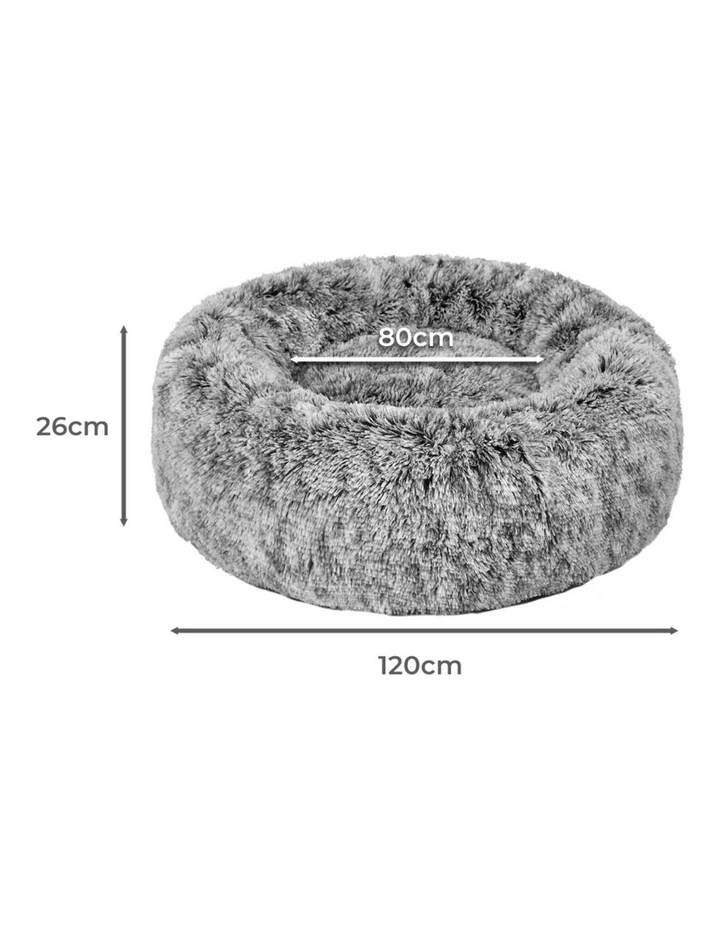Traderight Group Round Plush Soft Replaceable Pet Bed Cover In Grey MYER