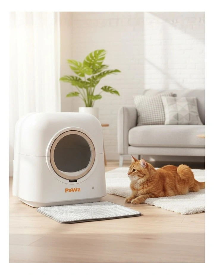 Smart Cat Litter Box Large in White image 2