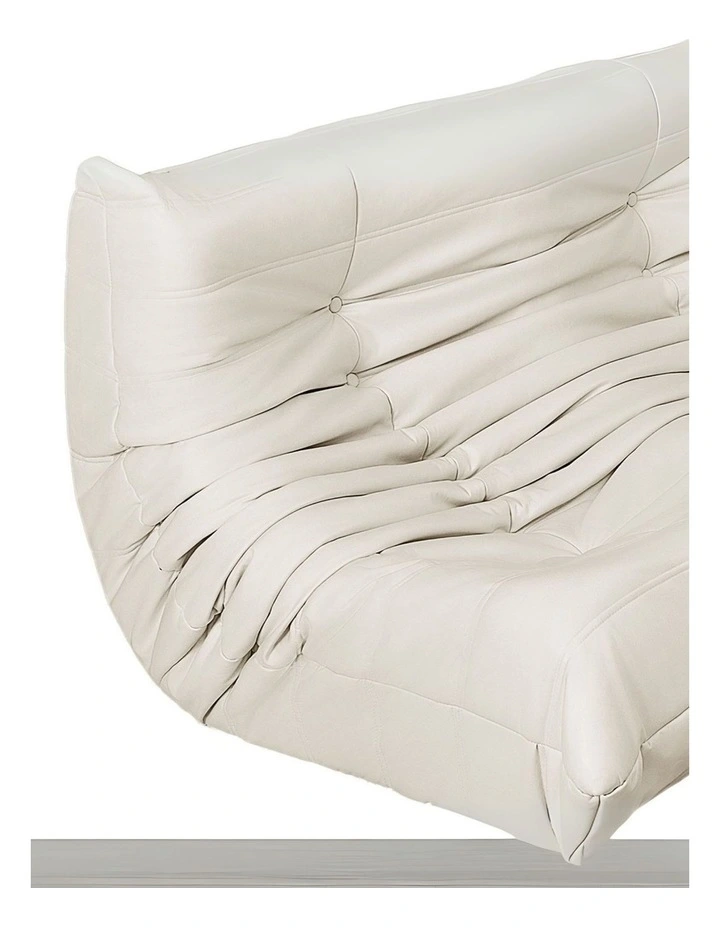 3 Seater Floor Caterpillar Sofa Chair in Beige image 4