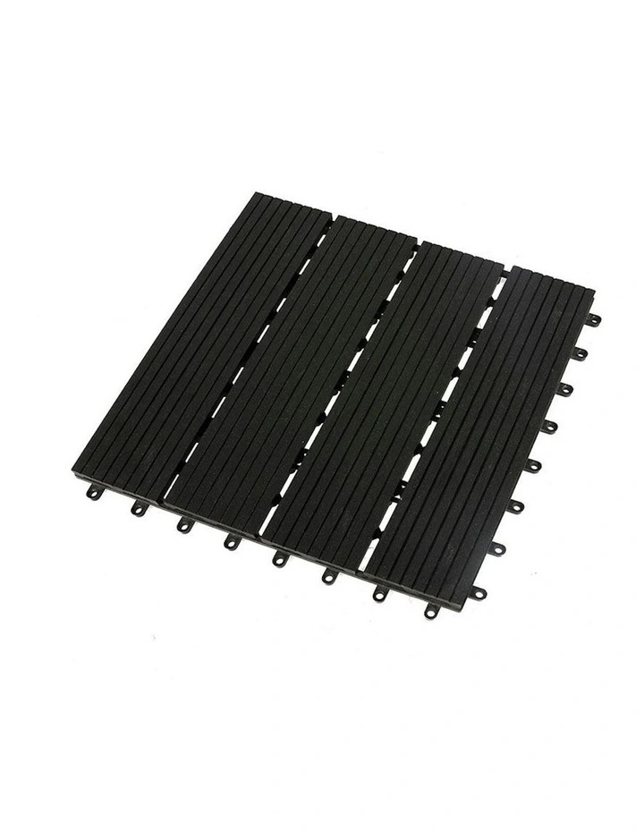 x10 Floor Tiles in Black image 1