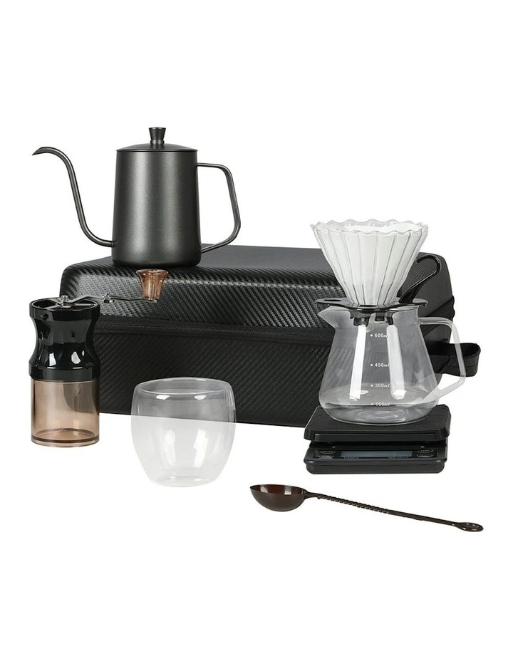 Pour Over Coffee Maker Set in Black image 7