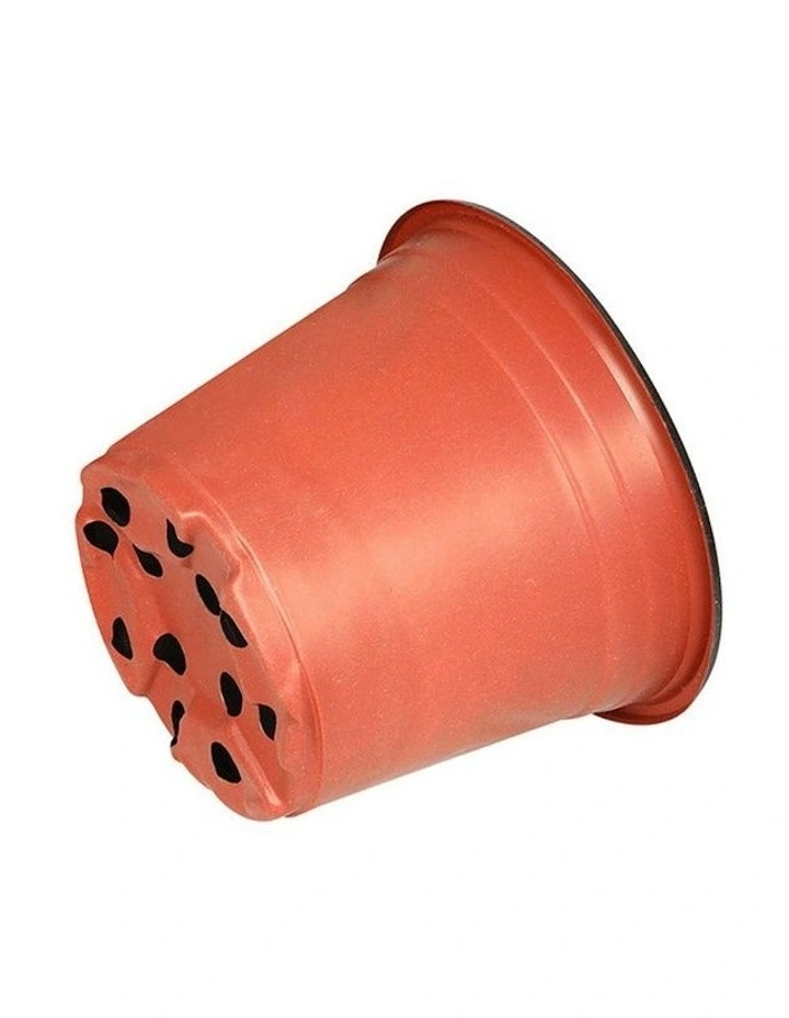100x Plastic Plant Pots in Orange image 4
