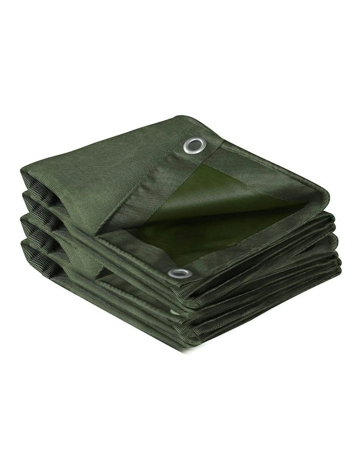 Tarpaulin Canvas Tarp 2mx3m in Green image 7