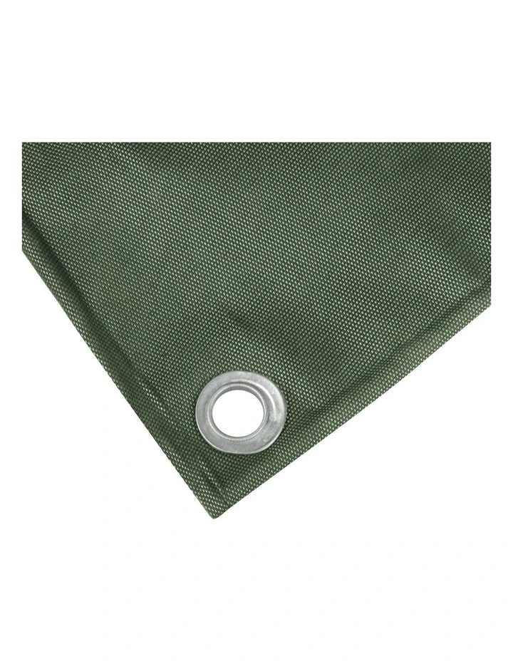 400GSM Tarp Canvas Tarpaulin in Green image 4