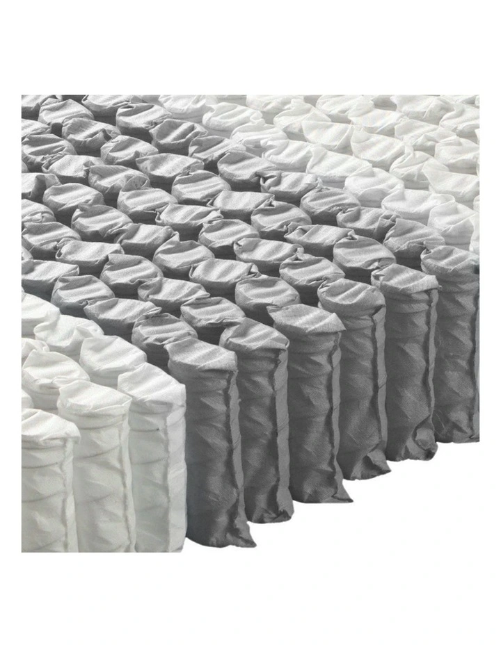 Top Foam Medium Firm King Size Spring Mattress 20cm in White image 6