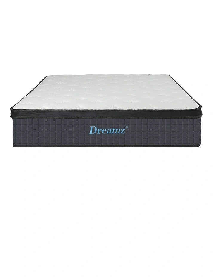 Top Foam Medium Firm Double Size Spring Mattress 32cm in White image 2
