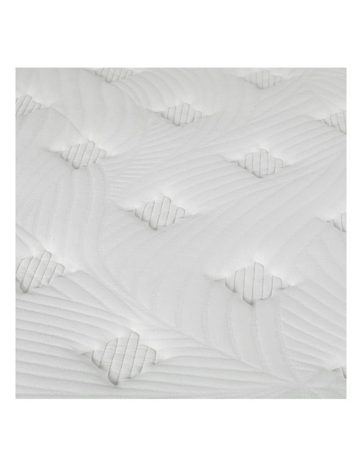Top Foam Medium Firm Double Size Spring Mattress 32cm in White image 4